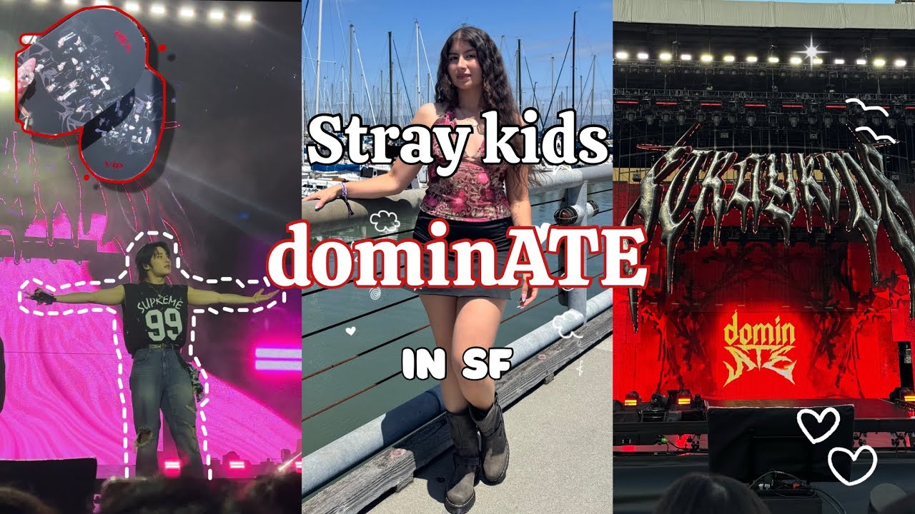 STRAY KIDS CONCERT VLOG | dominATE in SF, vip experience