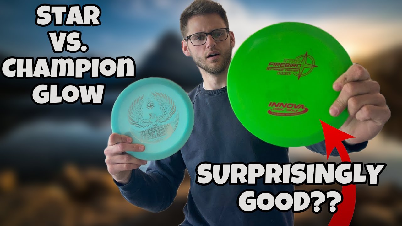 Champion Glow Firebird Vs. Star Firebird!! // Disc Golf Comparison