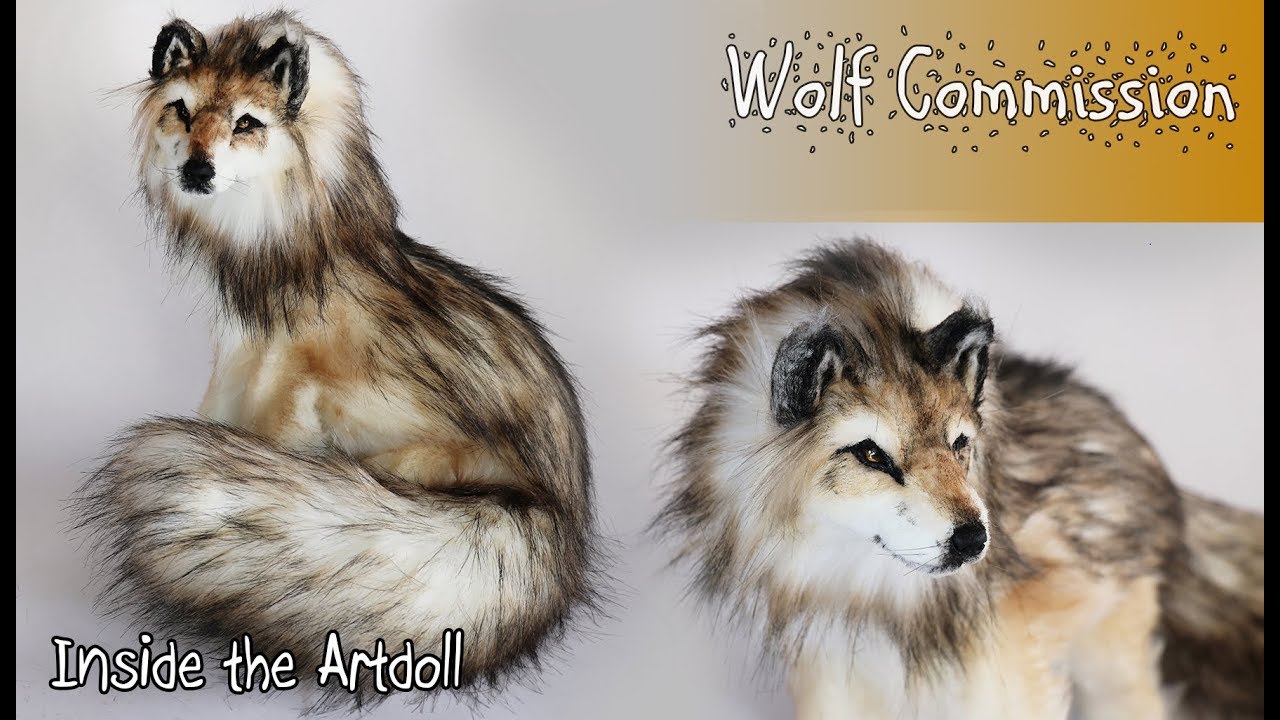 Wolf Commission Poseable Artdoll