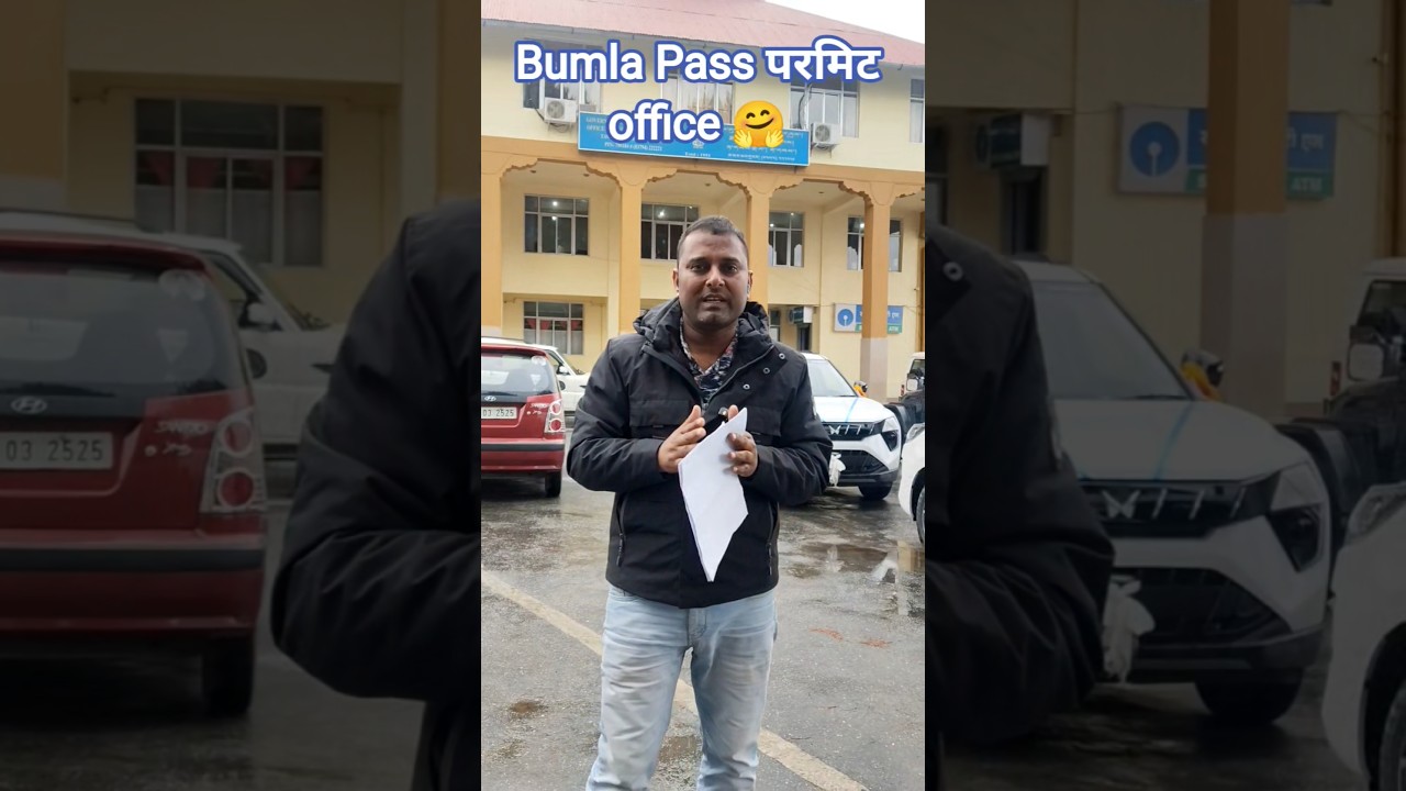 #youtubeshorts #arunachalvlog #You can get your car and bike permit for Bumla Pass from here🤗