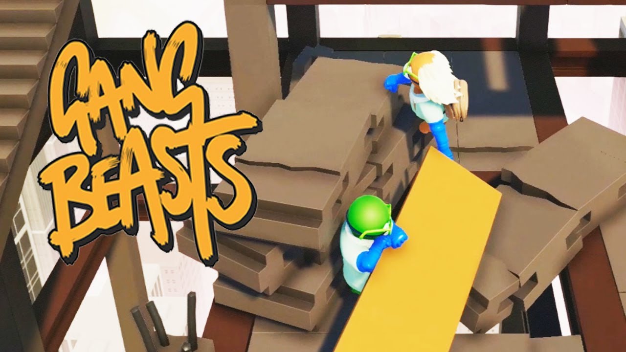 ROBANDO TABLAS EN LA OBRA!! Gang Beasts #16