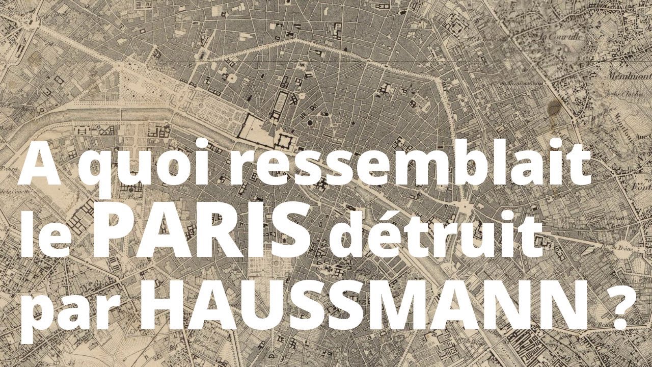 A quoi ressemblait Paris avant les travaux d'Haussmann ?