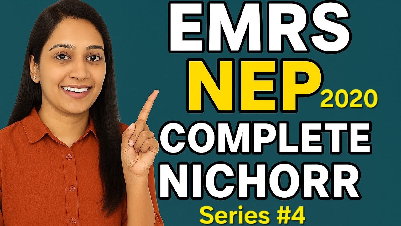 EMRS NEP 2020 Series 4| Complete NEP|EMRS Selection 2025| Goverment teacher 