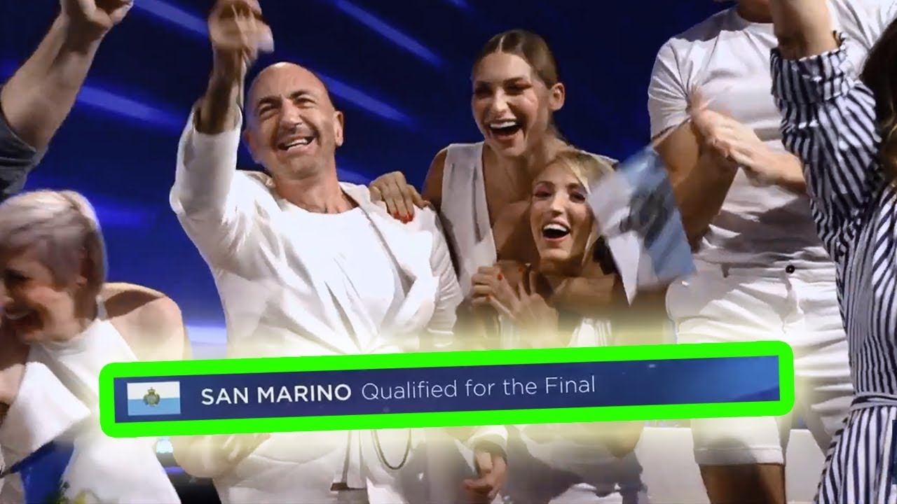 every time SAN MARINO qualified for the eurovision final (STILL ICONIC)