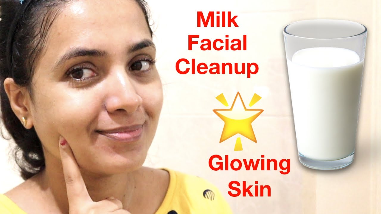 ಹಾಲಿನಿಂದ ಫೇಶಿಯಲ್ ಕ್ಲೀನಪ್ 🥛 Milk Facial Cleanup For Fair & Glowing Skin 🌟 Home Remedy