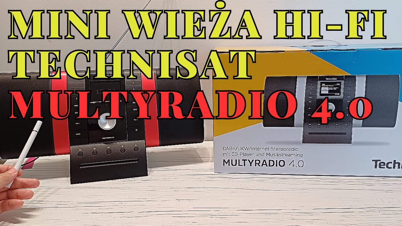 TECHNISAT Multyradio 4.0 - recenzja / test miniwieży z CD, Bluetooth i radiem internetowym