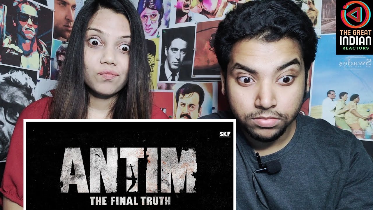ANTIM : THE FINAL TRUTH | SKF Films | Teaser reaction by The Great Indian Reactors #Antimteaser