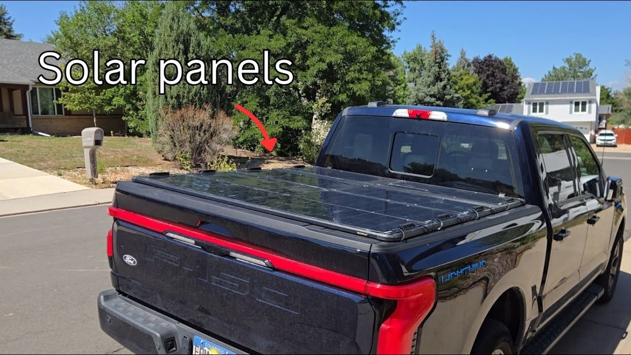 Building a Solar Panel Tonneau Cover to Recharge My Electric Truck
