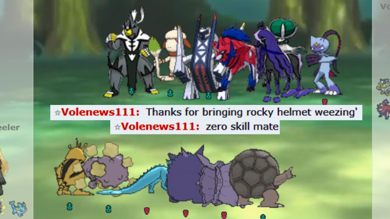 THIS GEN 1 TEAM WAS TOO MUCH FOR THE LEGENDARY SPAMMER ON POKEMON SHOWDOWN!!