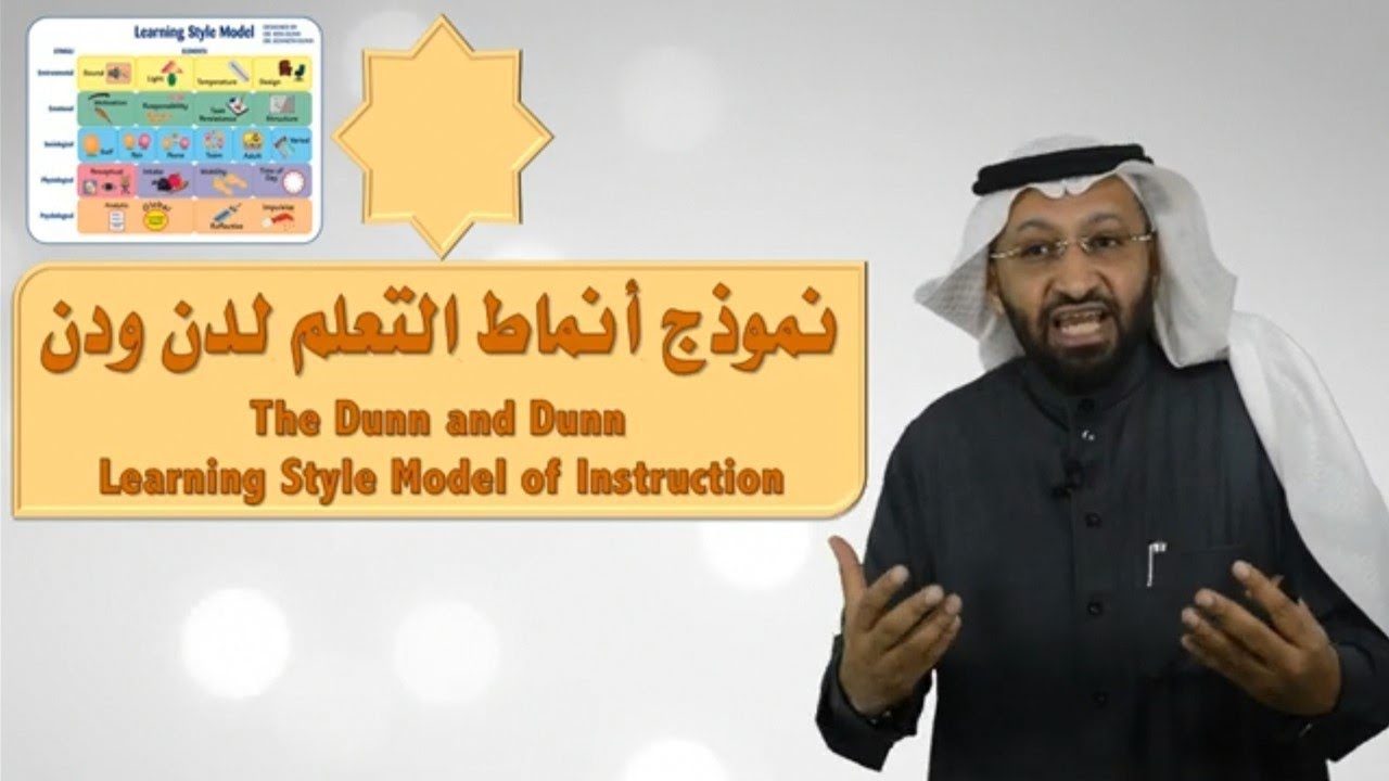 نموذج أنماط التعلم Learning Style لدن ودن Dunn and Dunn مع د. محمد العامري