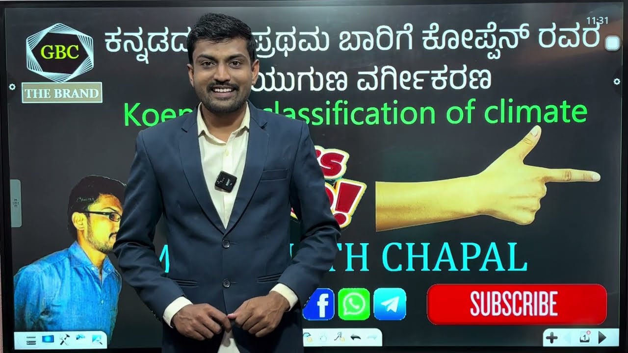 ಕೋಪನ್ ಹವಮಾನ ವರ್ಗೀಕರಣ... koeppen classification of climate. all competitive exam all