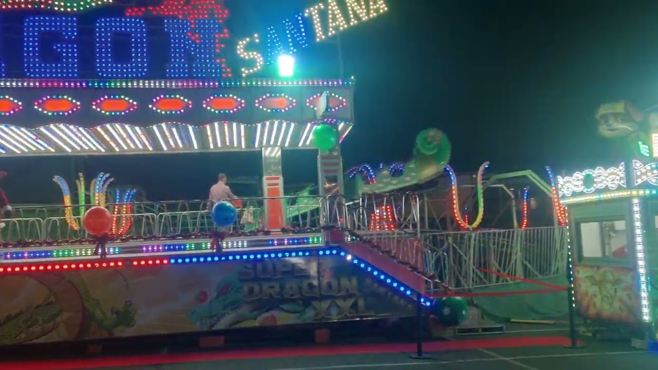 Super Dragon (Santana 2) Feria Navideña de 7 Palmas 2024-2025 (Gran Canaria).