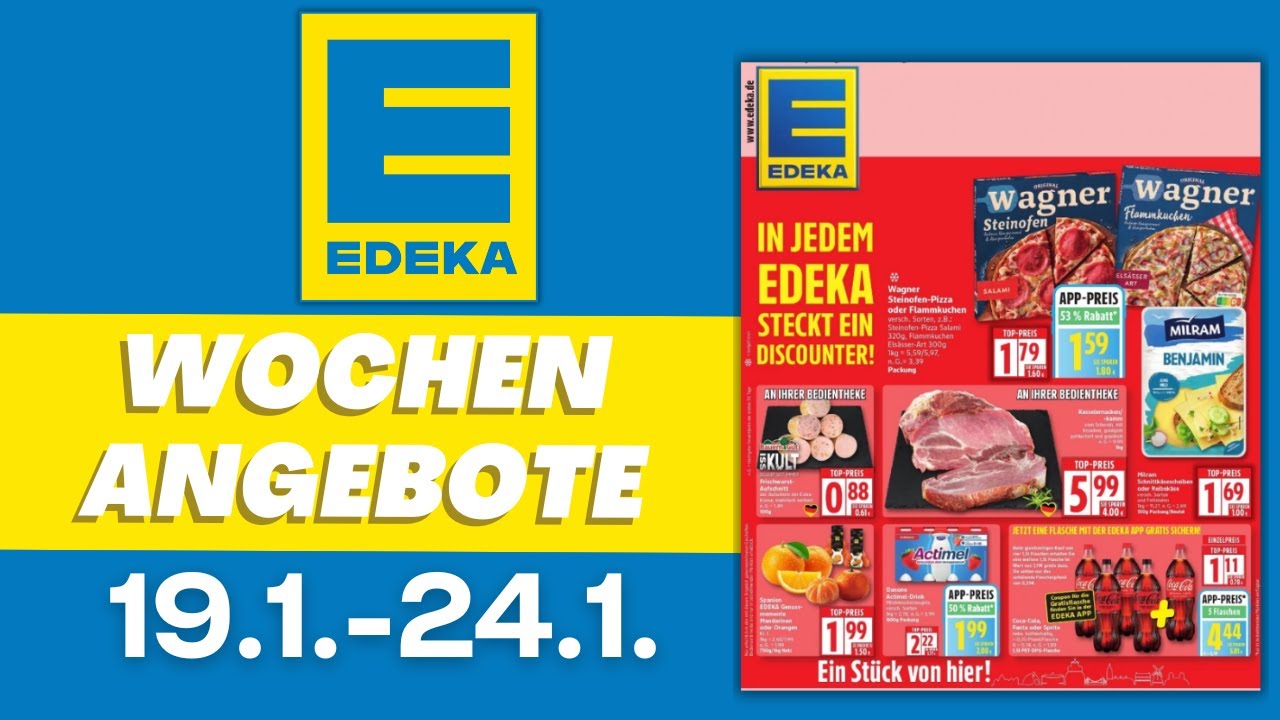 EDEKA Prospekt aktuell 📄 Angebote g&uuml;ltig ab Montag 19.1.2026 | Prospekt Check #edeka