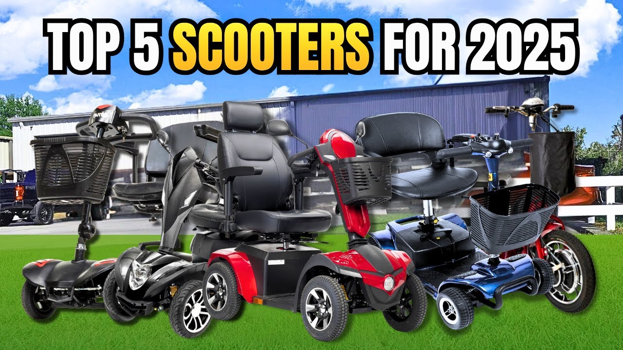 Top 5 Mobility Scooters for Seniors 2025 | Outdoor, Travel & Heavy Duty!