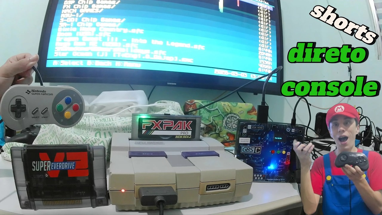JOGANDO DIRETO  SUPER NINTENDO  #shorts