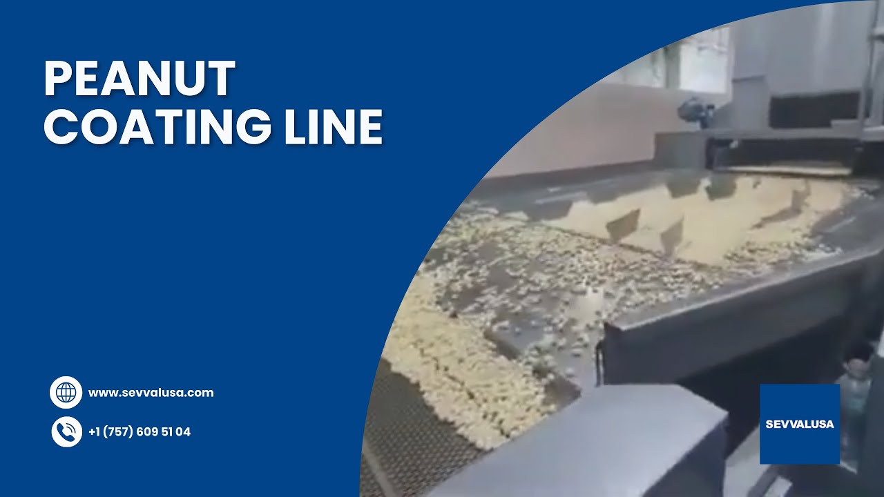 Peanut Coating Line | SEVVALUSA