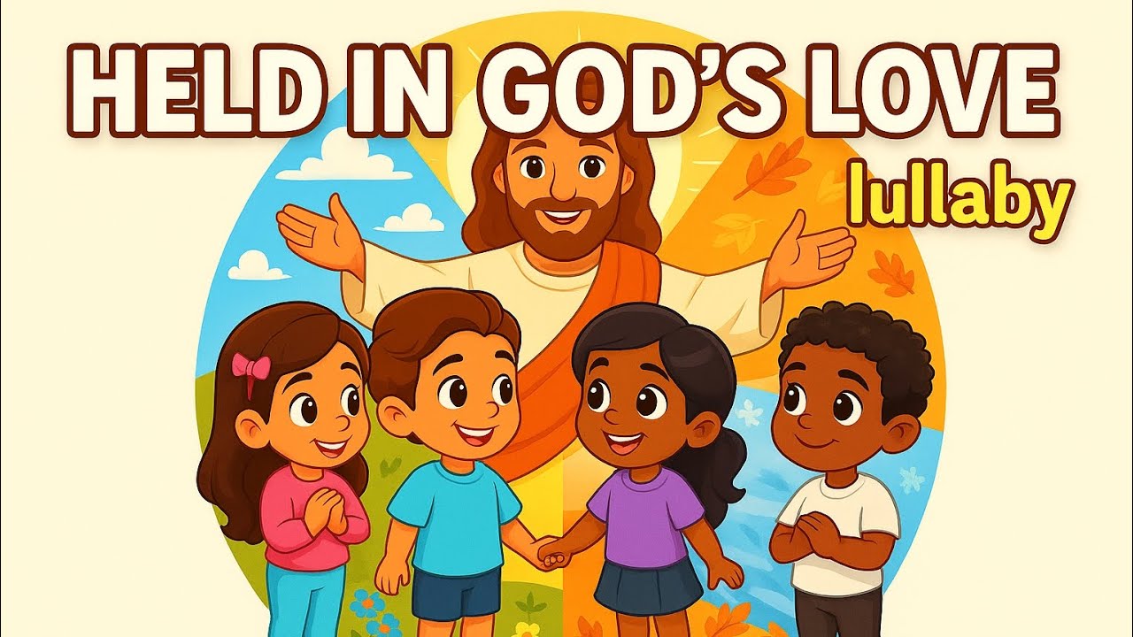 Held In God’s Love – 1 hour Peaceful Christian Lullaby for Kids | Sleep in Jesus' Arms 🌙✨.
