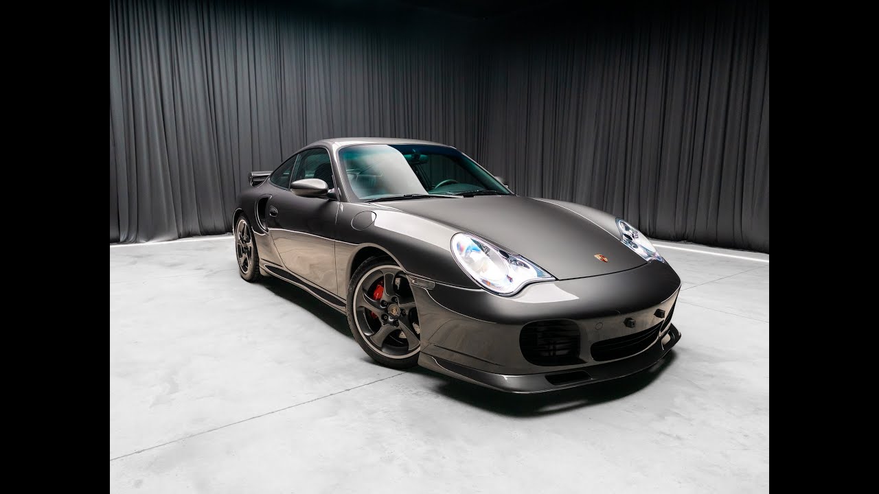 2002 Porsche 911 Turbo – Slate Gray, 6-Speed Manual, Garrett Turbos, Aerokit | HC-7402
