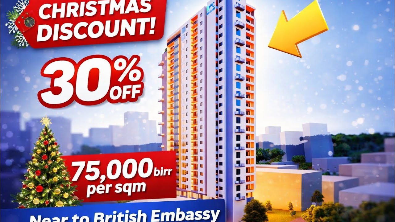 በመሀል ከተማ በ7.5 ሚሊዬን ብር  ባለ 2 መኝታ ቤት እየተሸጠ ነው  እርሶስ ምን ይጠብቃሉ አሁኑኑ ይደውሉ +251911370790