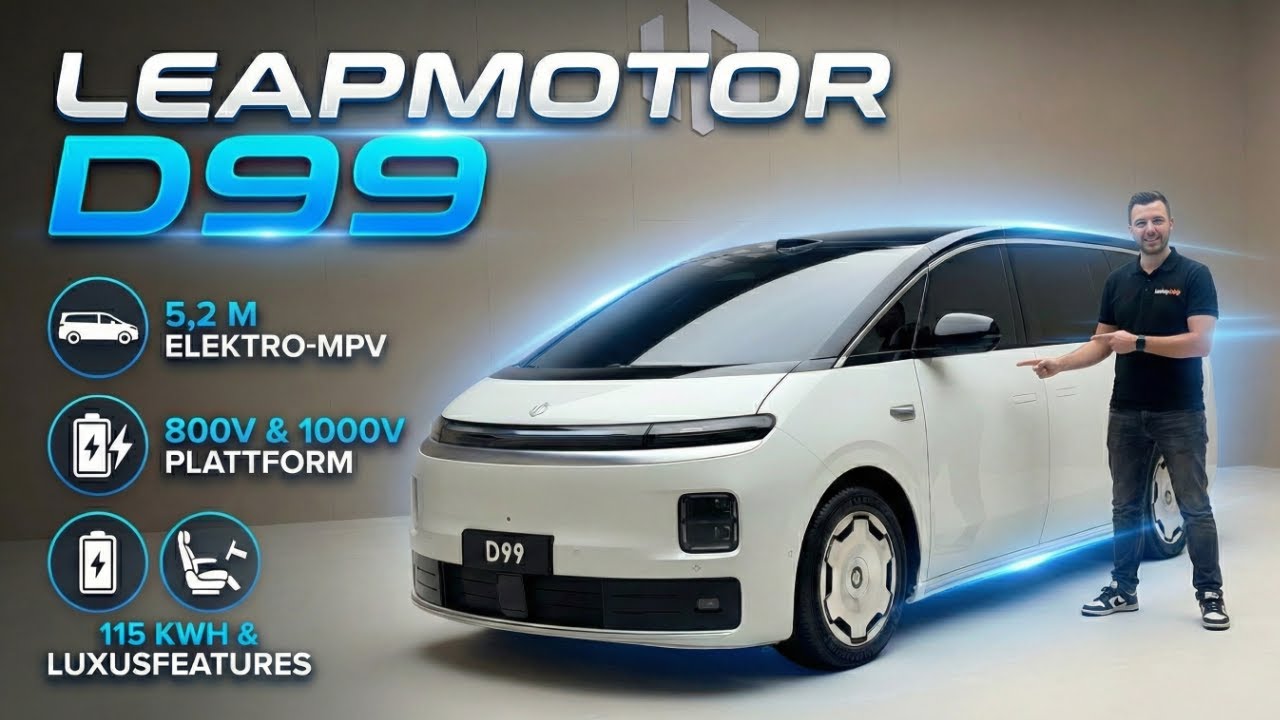2026 Leapmotor D99: Elektro-MPV mit 115 kWh & Luxusfeatures enthüllt