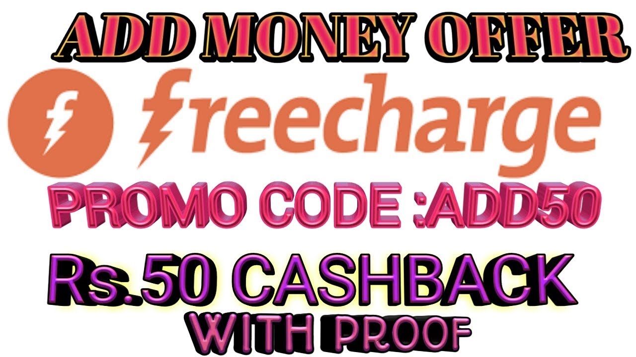 Latest freecharge add money offer