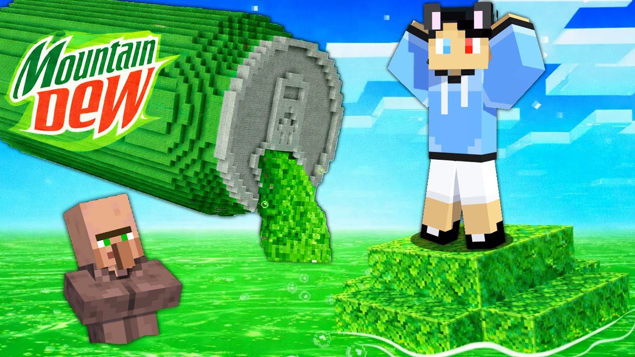 MOUNTAIN DEW Rises Every Minutes in Minecraft
