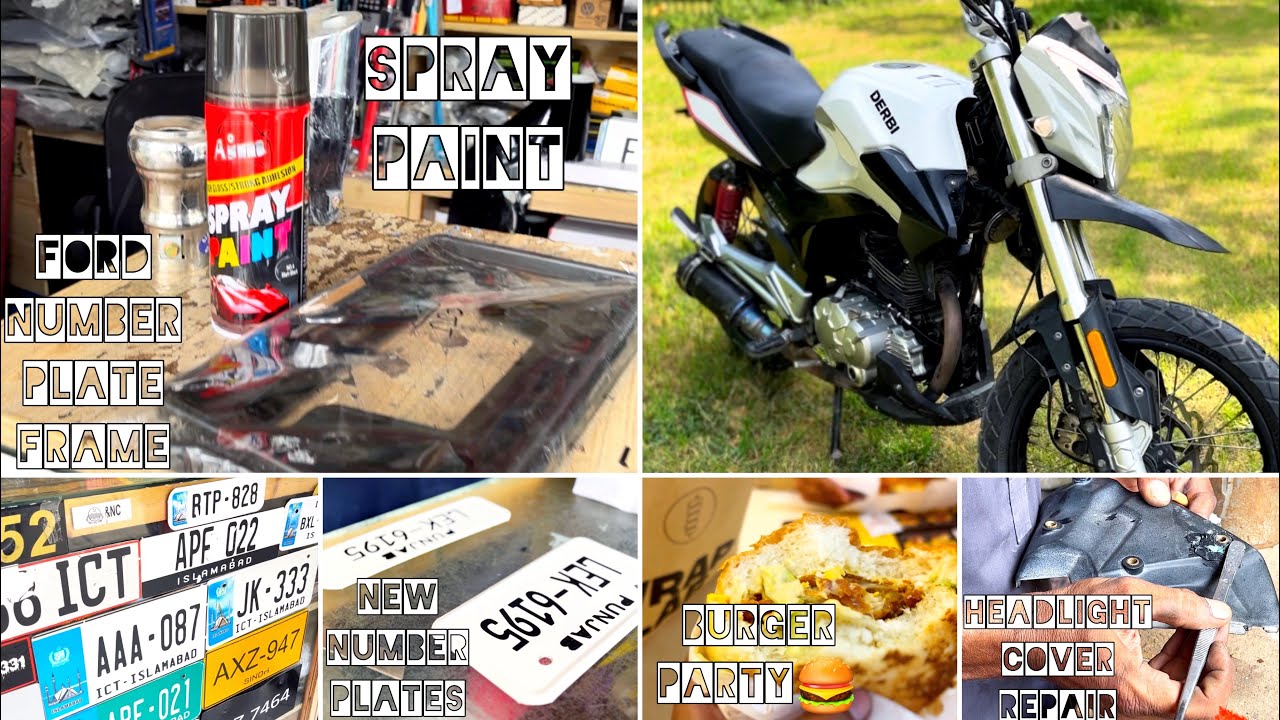 Bike Ki New Number Plates bnwayi🥳|| Headlight Repair😱|| Bike Restoration Part 3😍|| BK Vlogs
