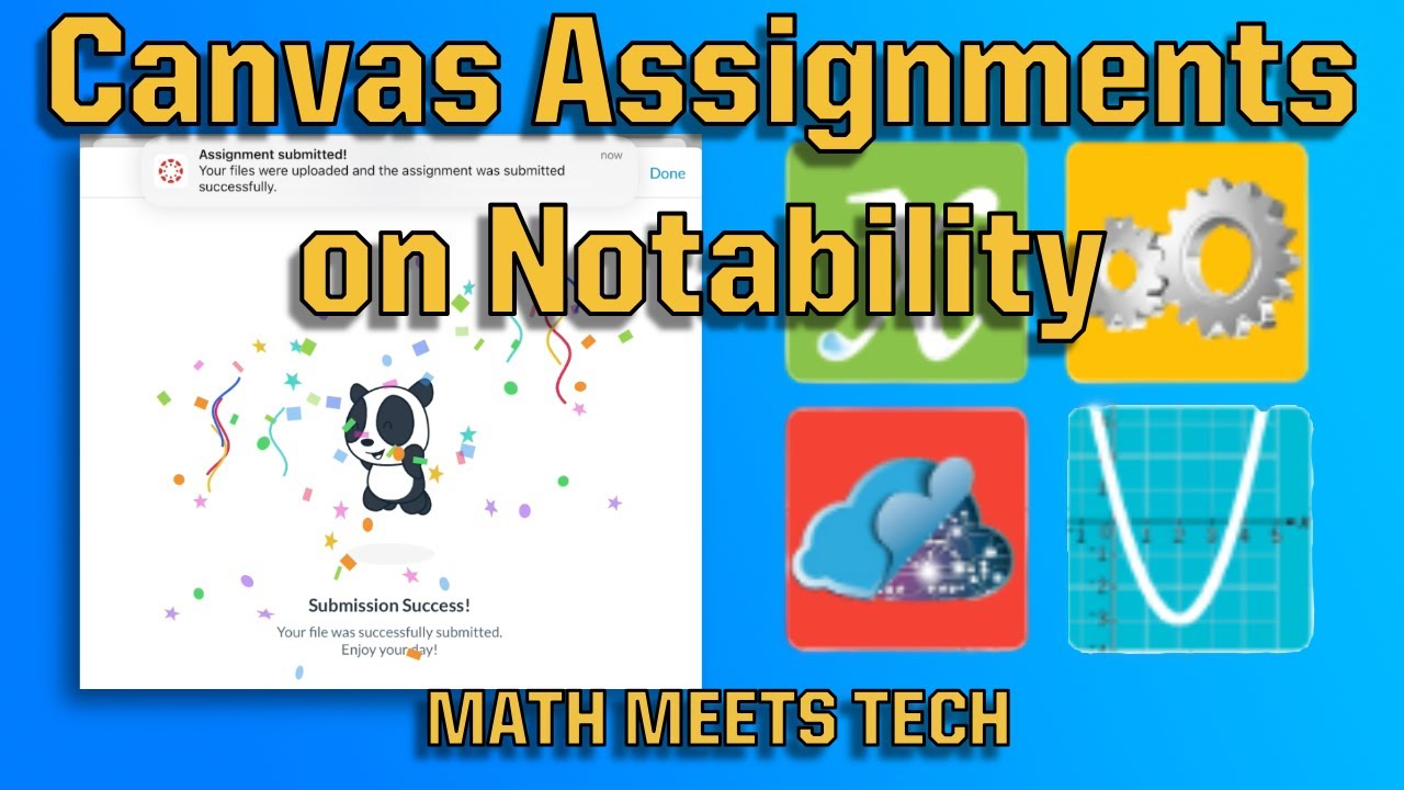 Canvas Assignment with Notability