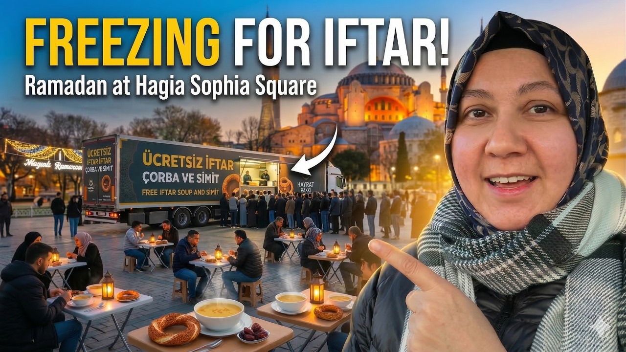 Ramadan in Istanbul 🇹🇷 | Sunset Iftar at Sultanahmet