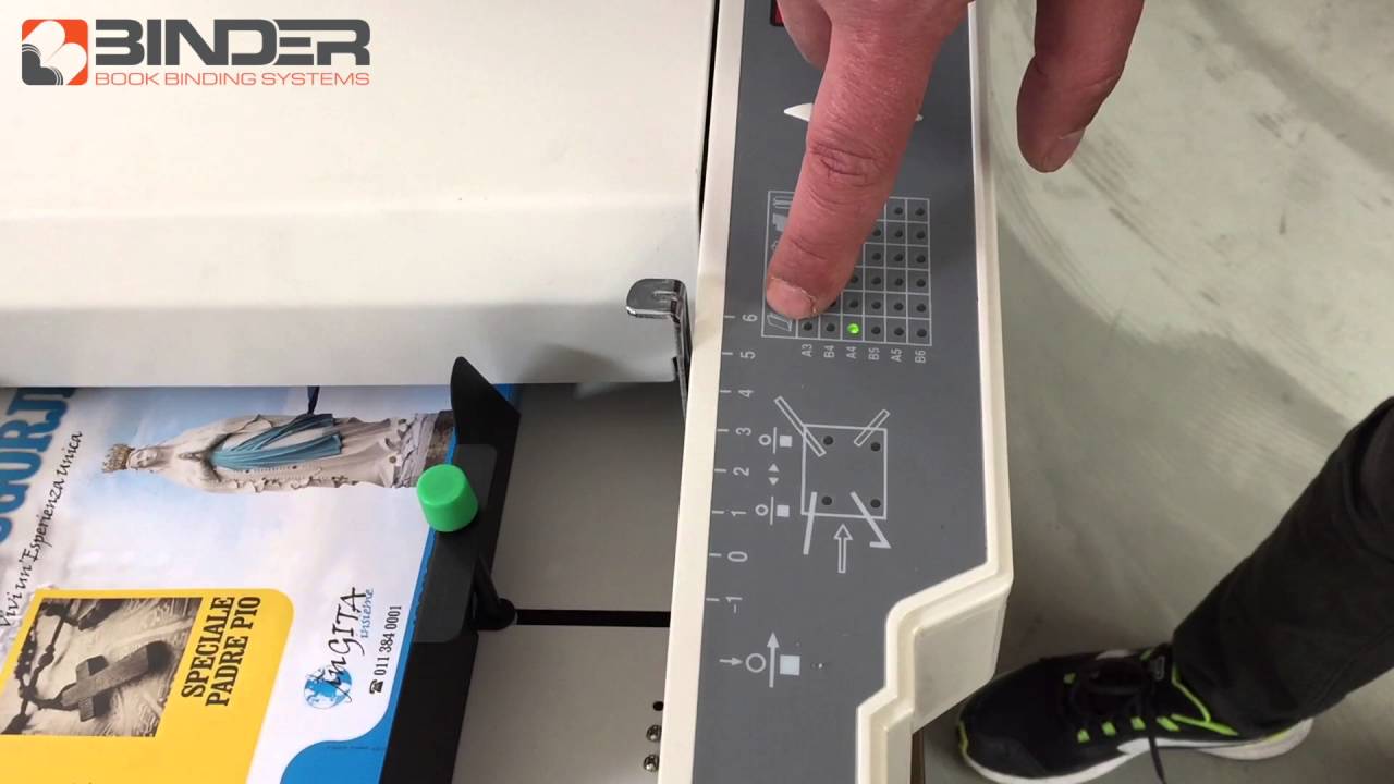 Piegatrice per carta TEST Binder IB F50