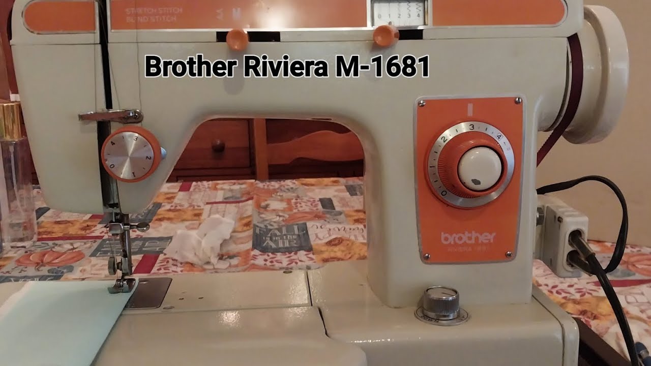 Brother Riviera Sewing Machine Model #1681 @Jacqueline Jaroffaith #sewing #sewingmachine #brother