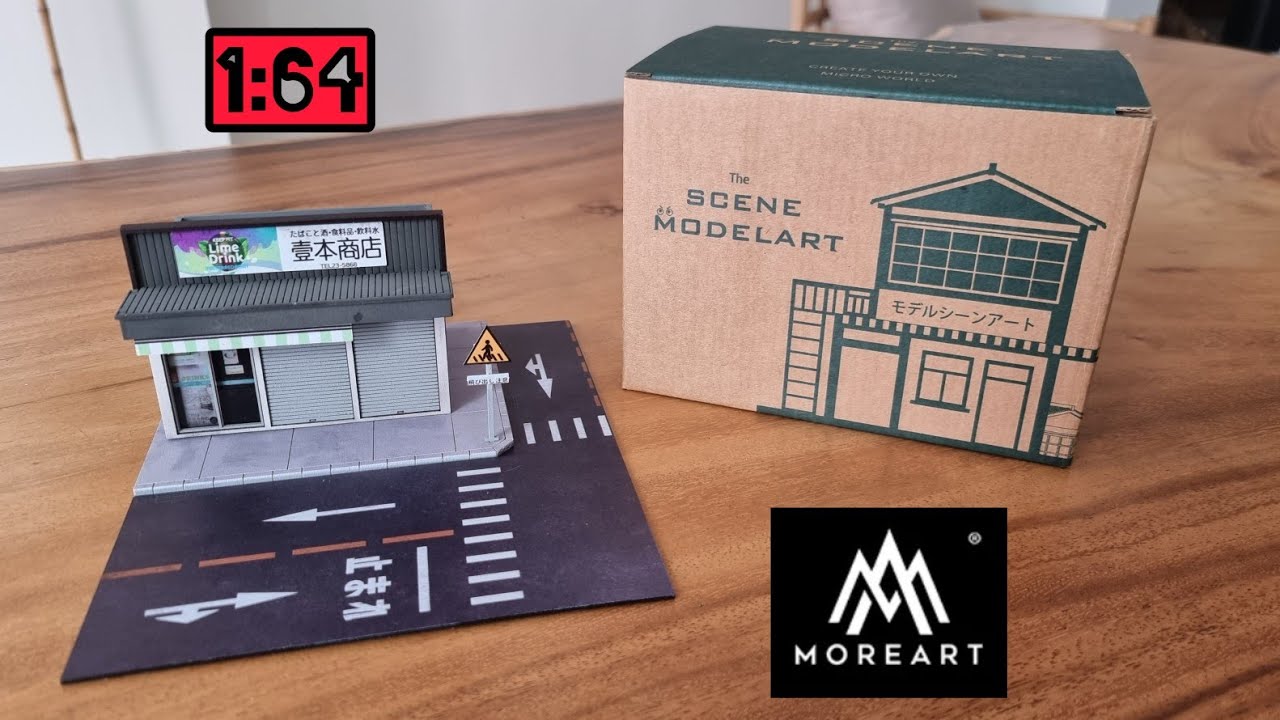 Very good Moreart Street Shop Diorama ‼️ Perfect for your Diecast Cars 🙂☝🏻 Unboxing Review.