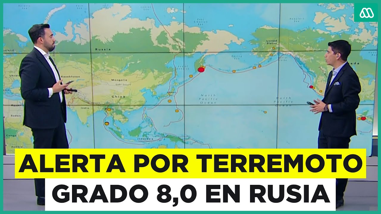 Alerta por terremoto de magnitud 8,0 en Rusia