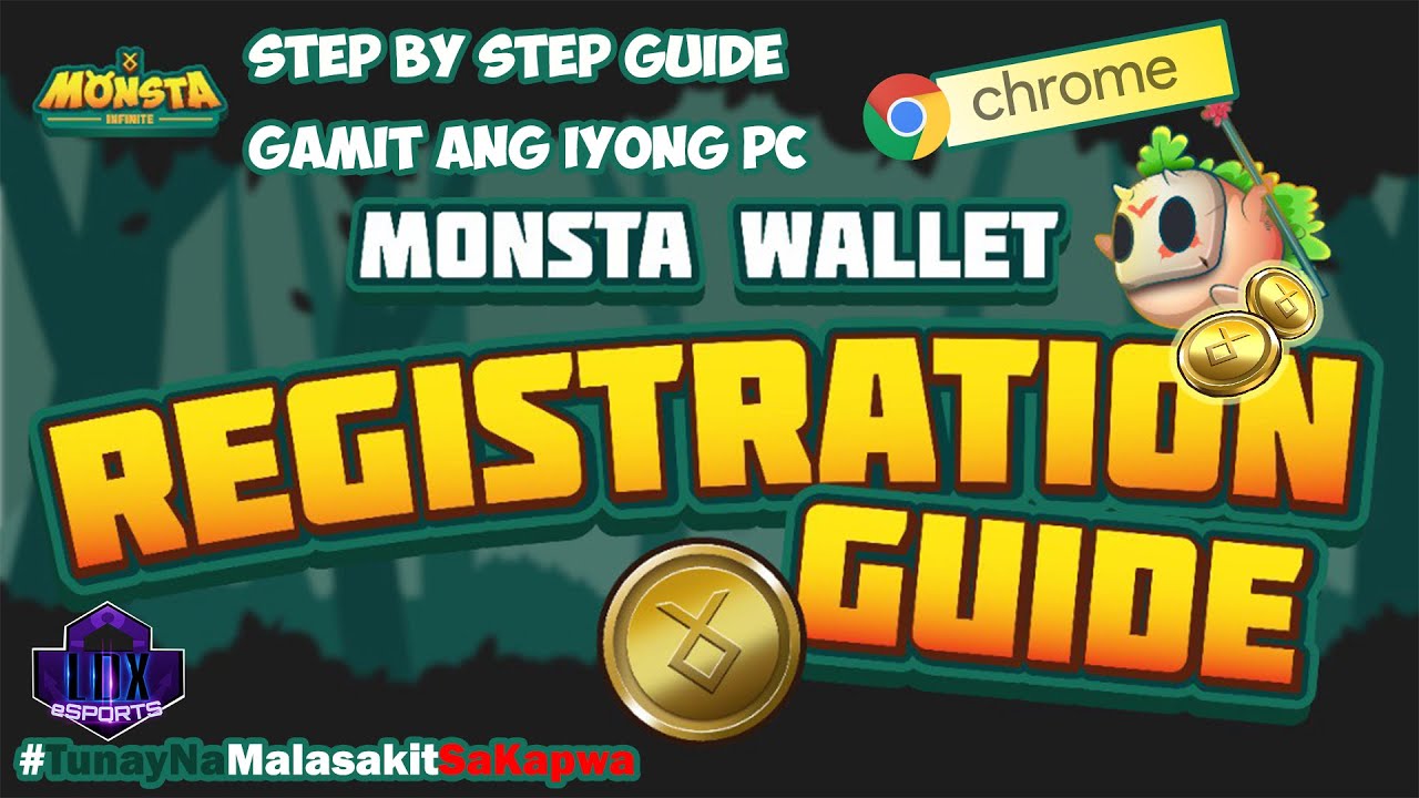 Monsta Infinite | Monsta Wallet Registration Guide | Step by Step | Chrome Browser | Tagalog