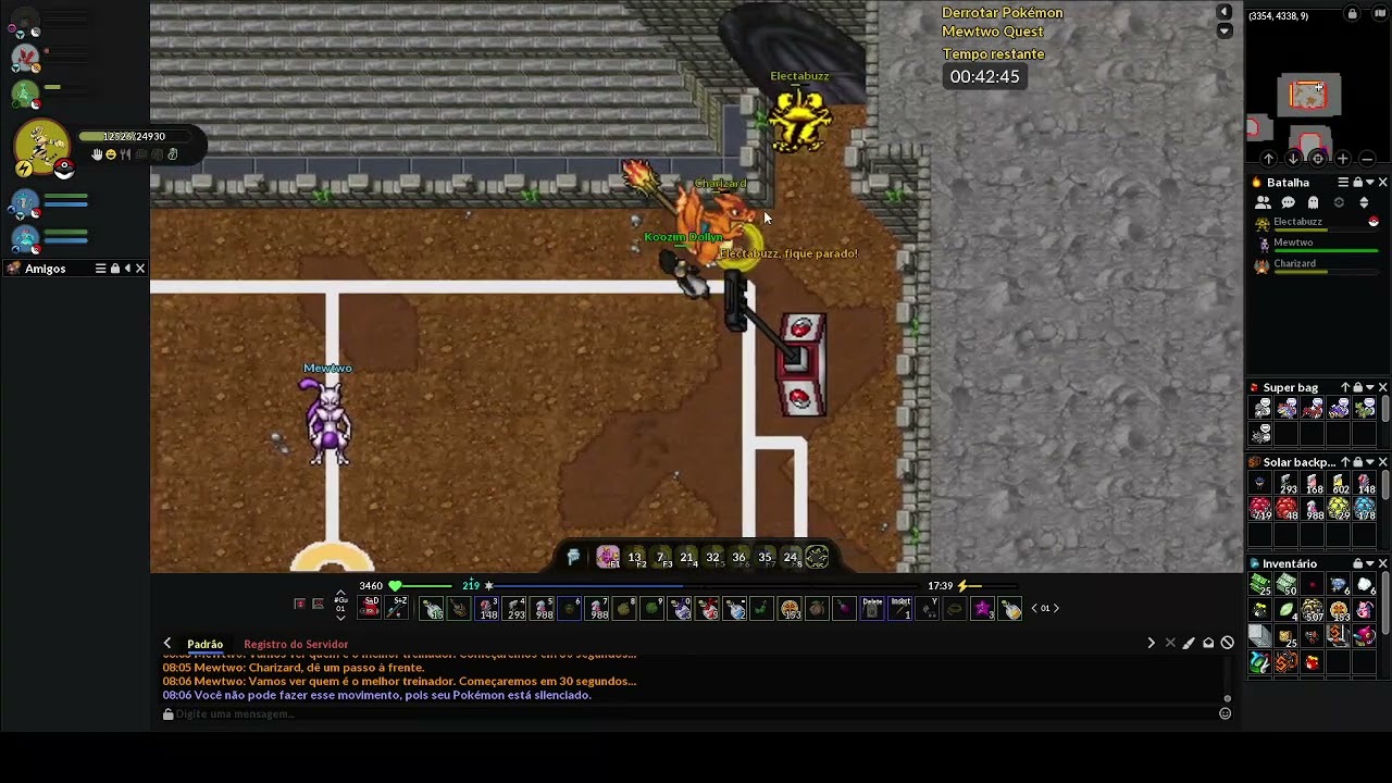 Fazendo Mewtwo Main Newserver, pokémon +0 e sem helds