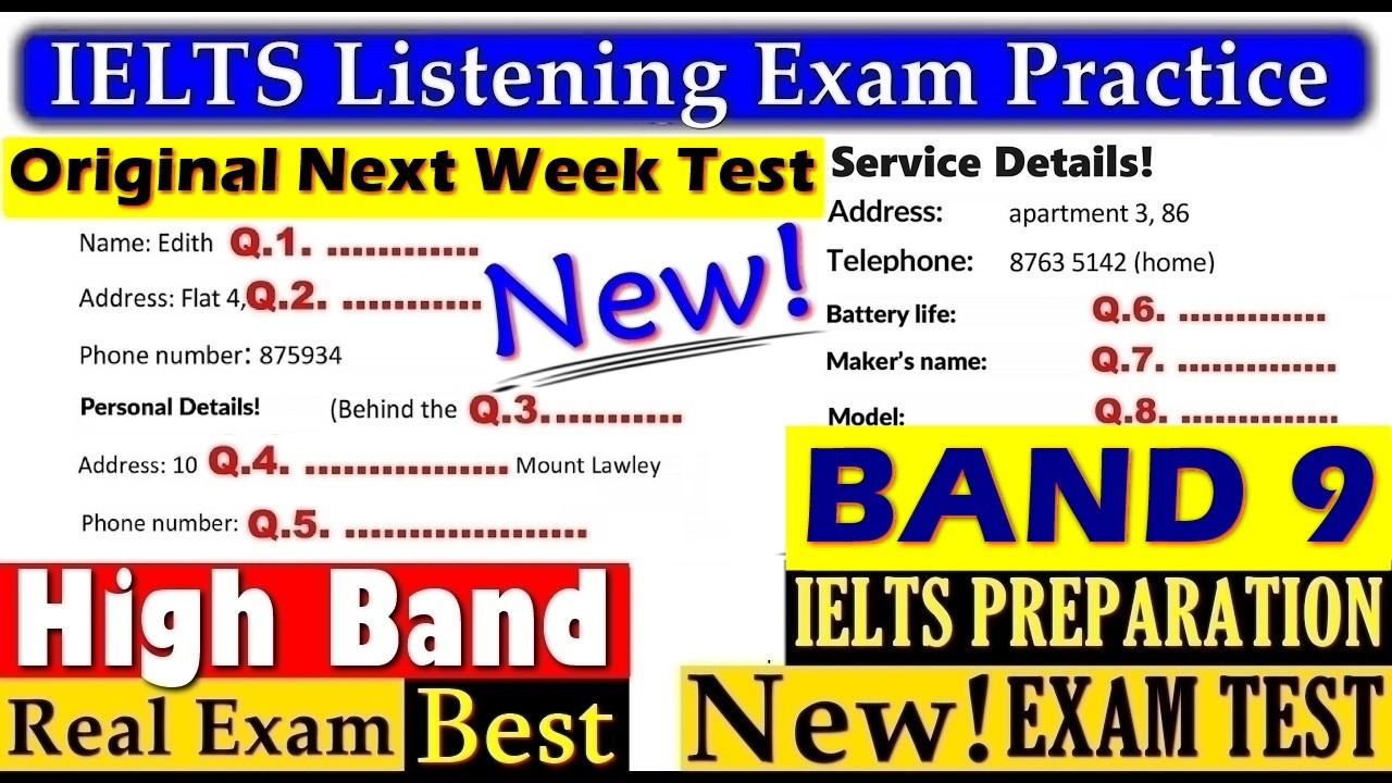 IELTS LISTENING PRACTICE TEST 2026 WITH ANSWERS | 28.01.2026