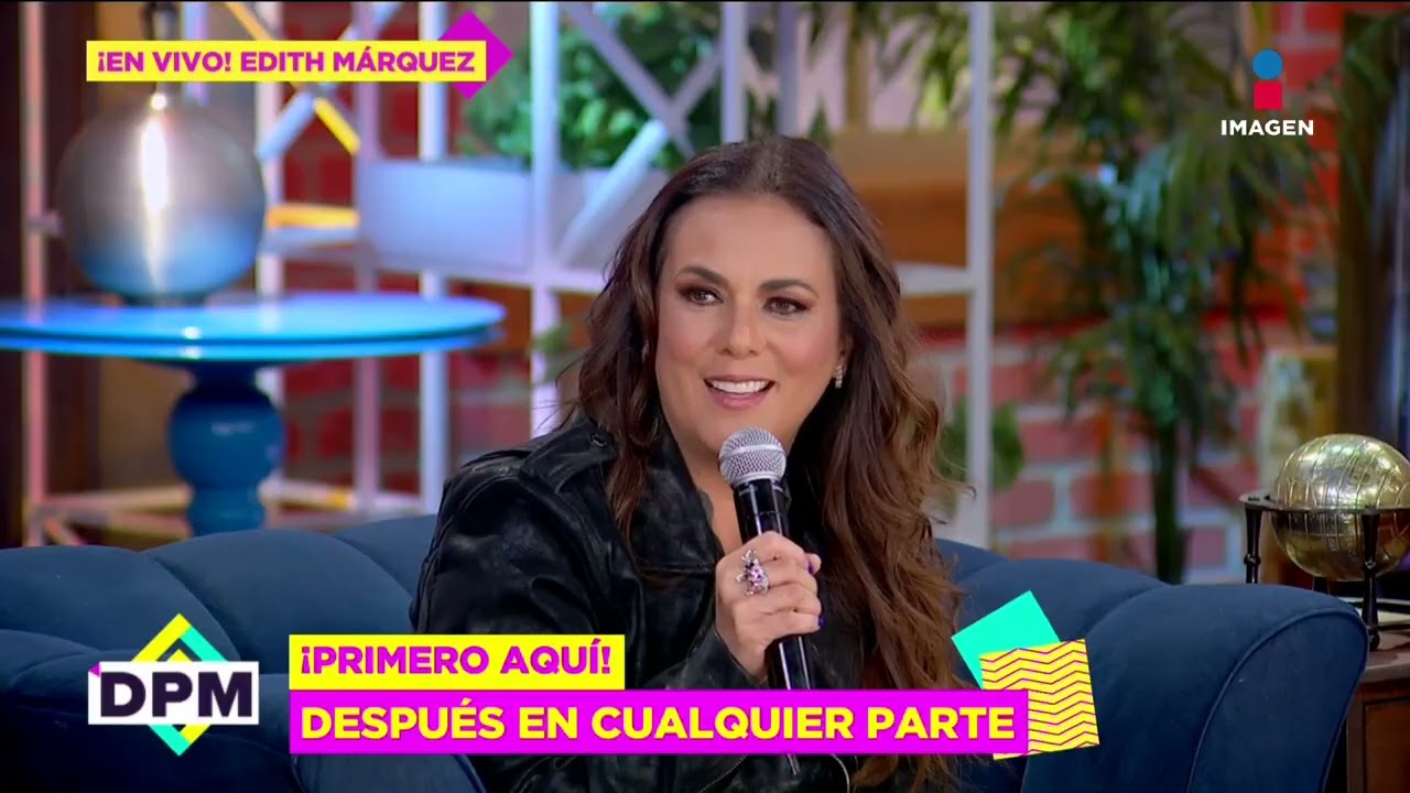 EN VIVO Edith Márquez revela que hará proyecto con Kiko Cibrián, quien fue productor de Luis Miguel