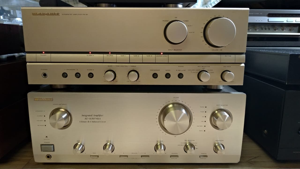 Class A fight: Marantz PM-80, Sansui Alpha 707NRA