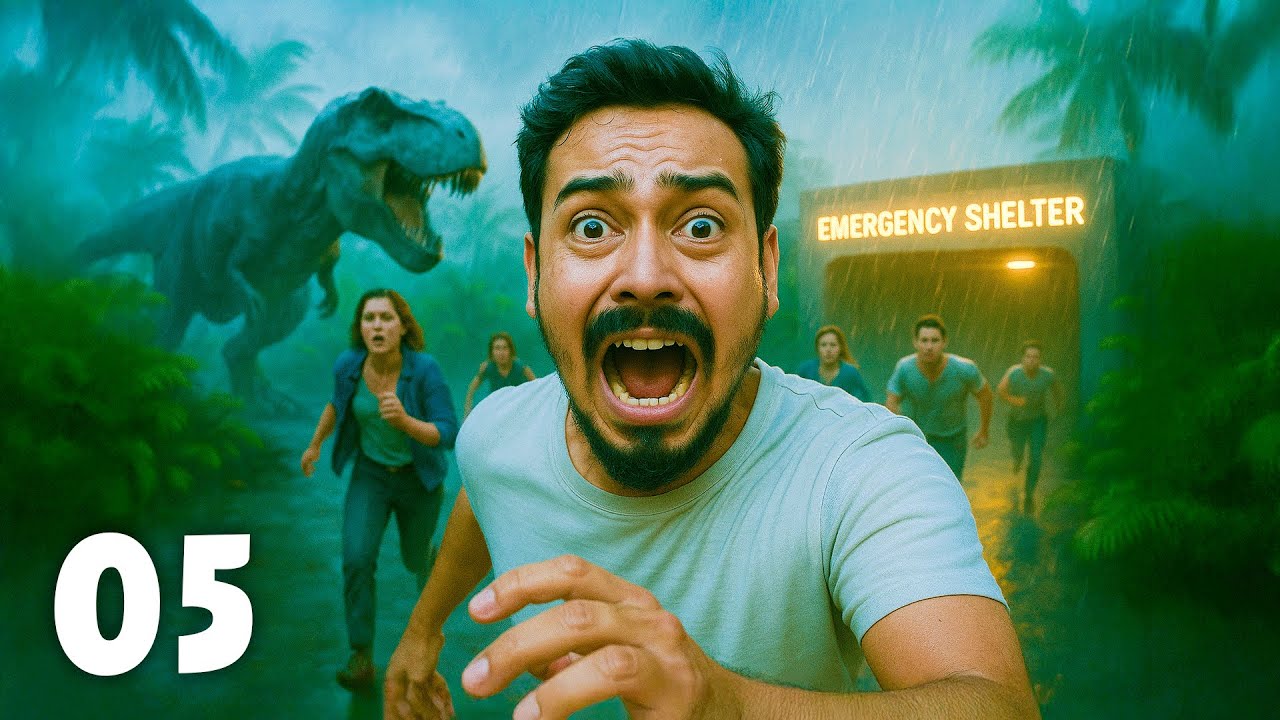 Hurricane Hit My Park! 🦖 Visitors Gone Mad | Jurassic World Evolution 3 | Ep 5 | Hindi