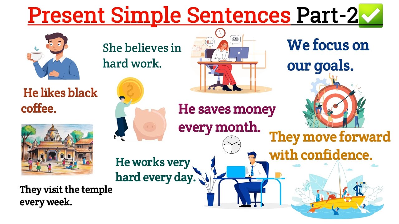 🔹English for Beginners | Speak English Without Grammar Fear | Present Simple Tense |✅️ Part-2