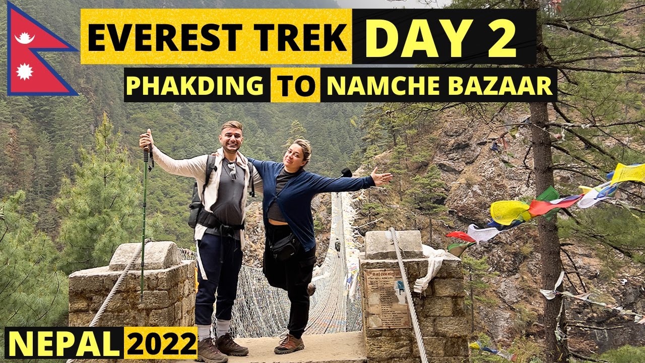 Nepal Everest Trek | Day 2 | Phakding To Namche Bazaar 🇳🇵(this changed my life)