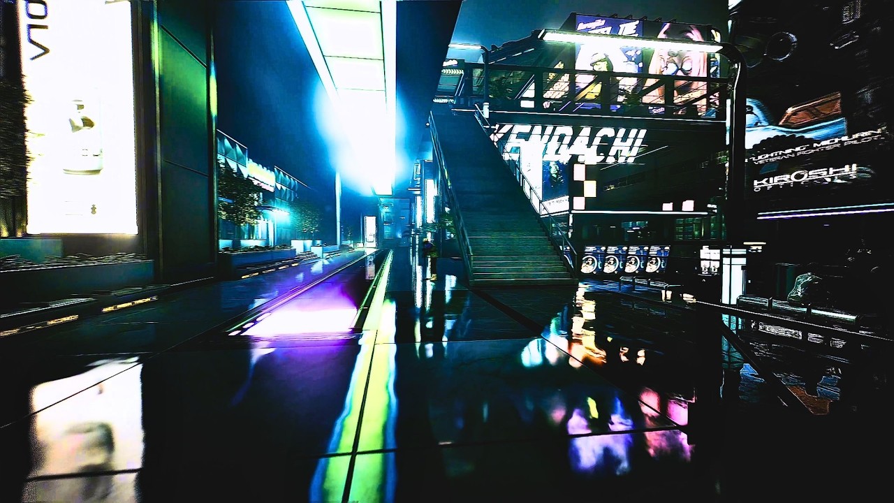 Rainy Neon City  | Cyberpunk 2077
