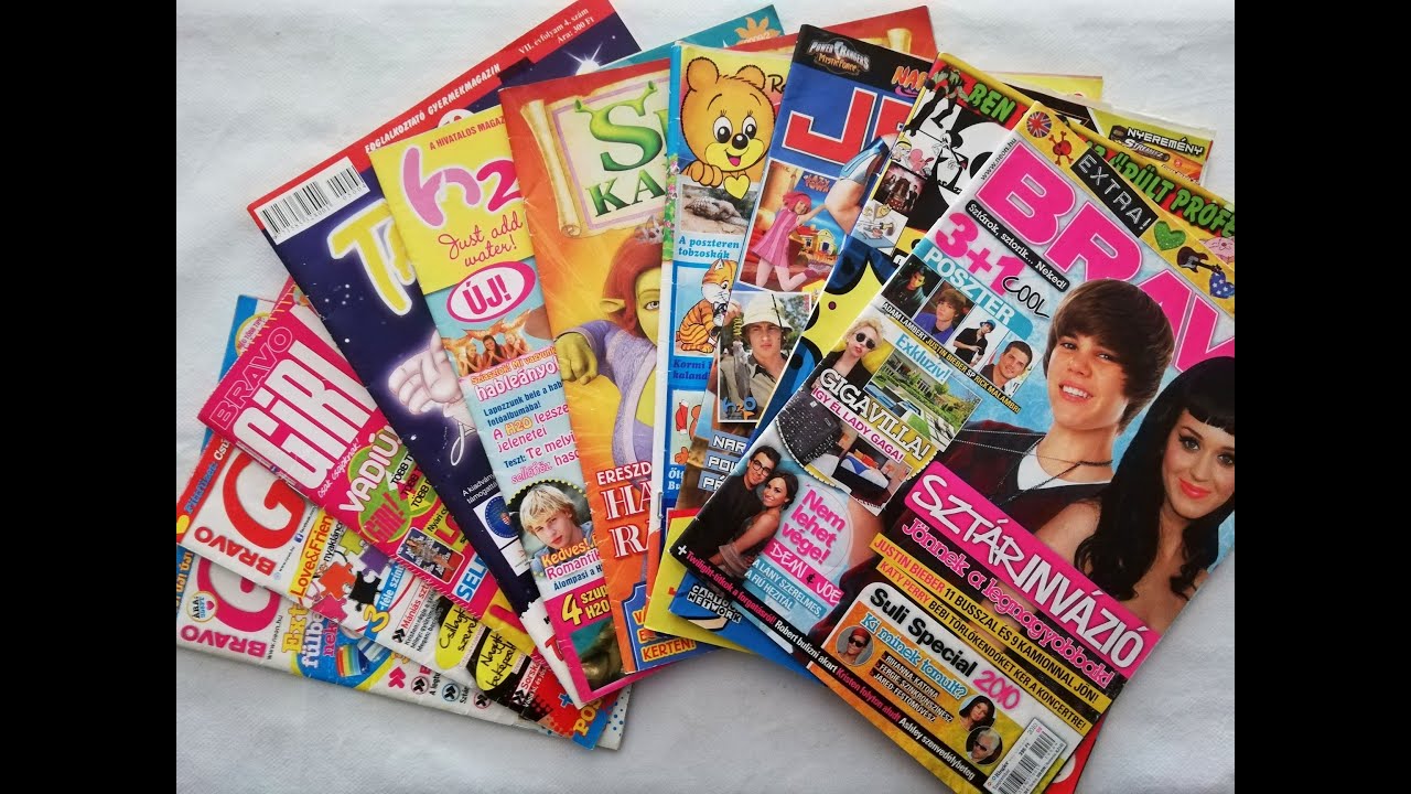 Girl! MAGAZIN NÉZEGETÉS SUTTOGÁSSAL #1 - magyar ASMR /suttogás, újság hangok/ 2000-es évek
