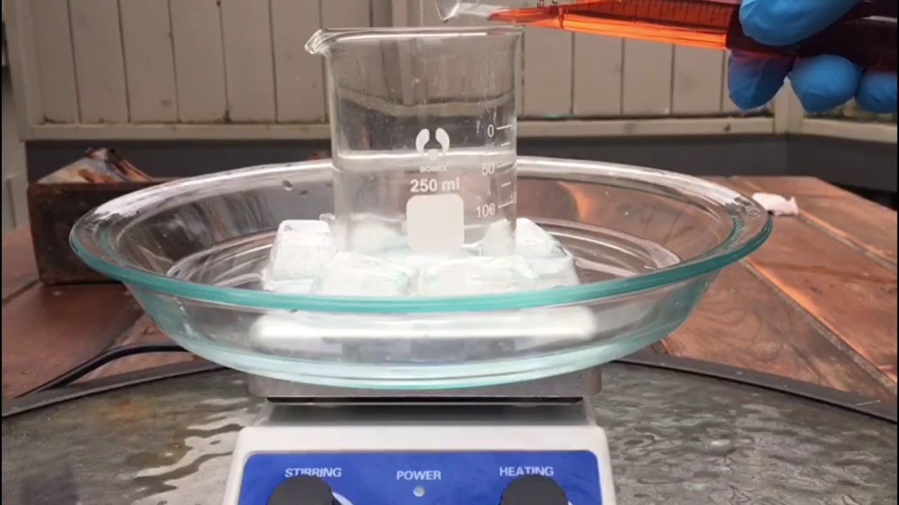 Nitrocellulose synthesis from wood pulp