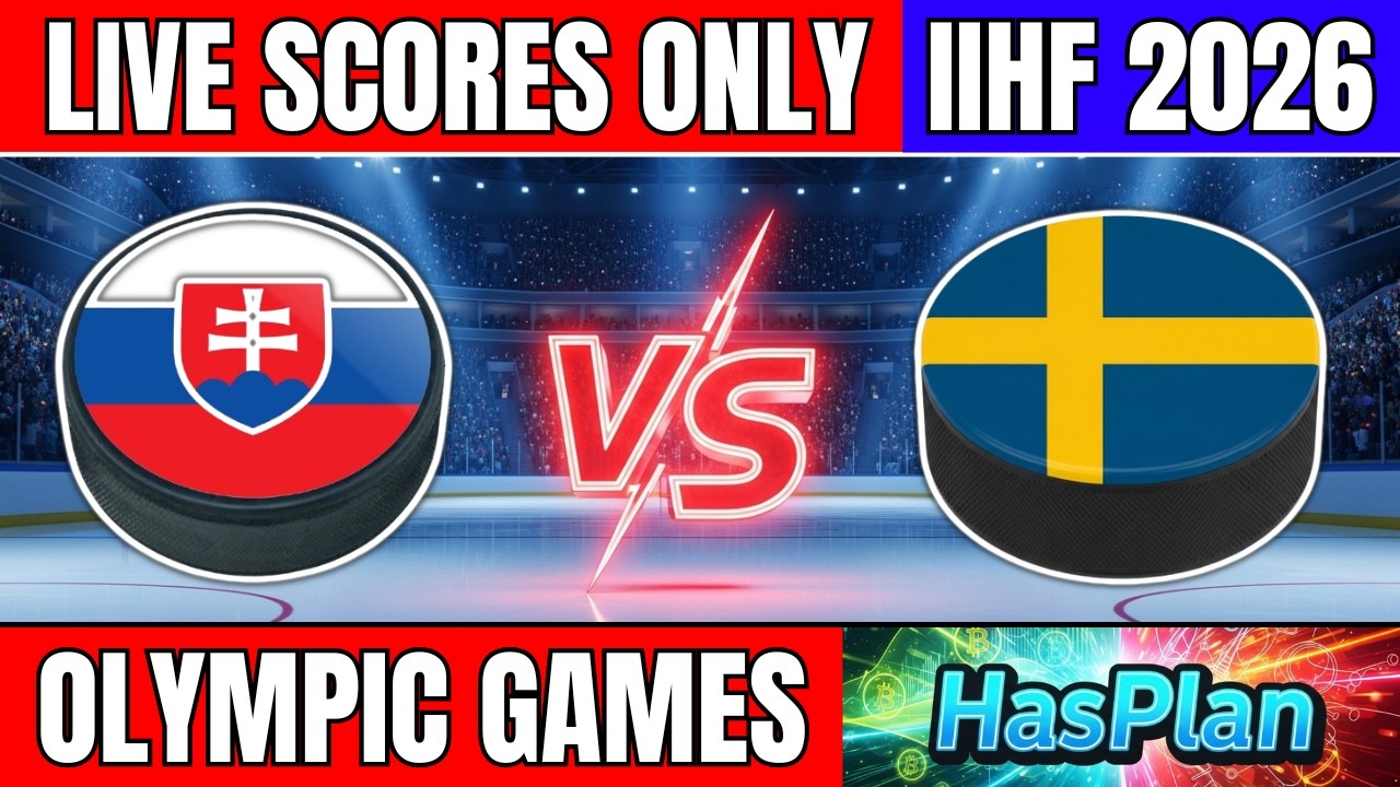 🔴 Slovakia vs Sweden | Slovensko Švédsko hokej olympiada 2026 Live Score #hokejslovensko #livescore
