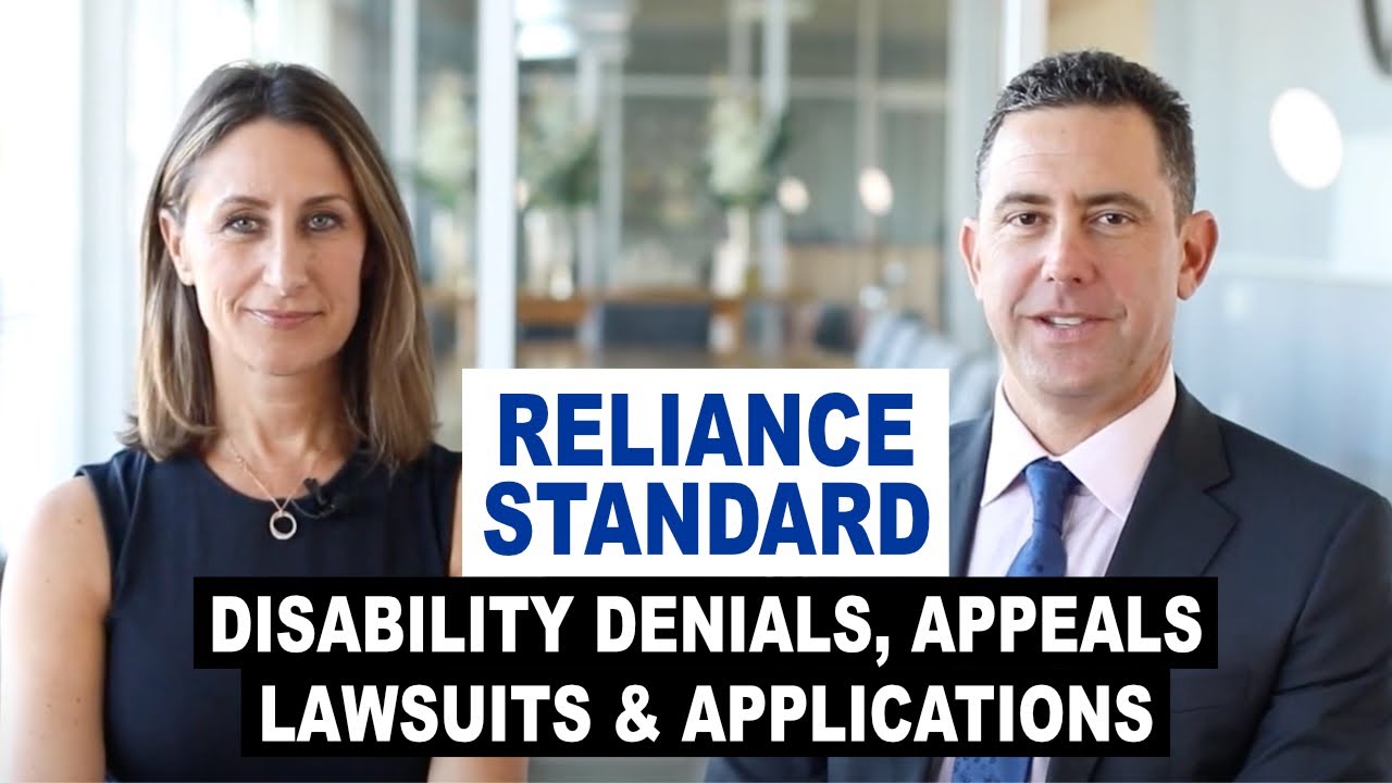 Обзор отказов, апелляций, заявлений и судебных исков по программе Reliance Standard Disability.
