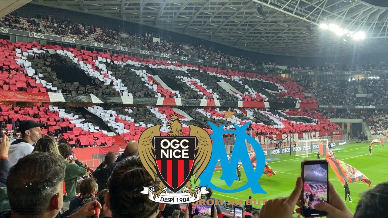 AMBIANCE NICE - MARSEILLE (OGCN - OM) (1-0) - LES NICOIS TOUJOURS INVAINCUS (STADE ALLIANZ RIVIERA)