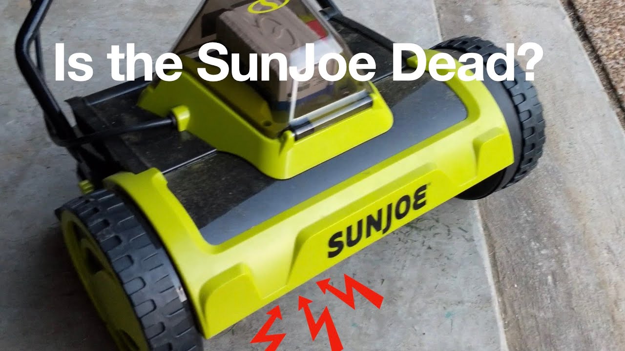 I might have killed my SunJoe Reel Mower! How to repair your SunJoe when you have damaged the reel.