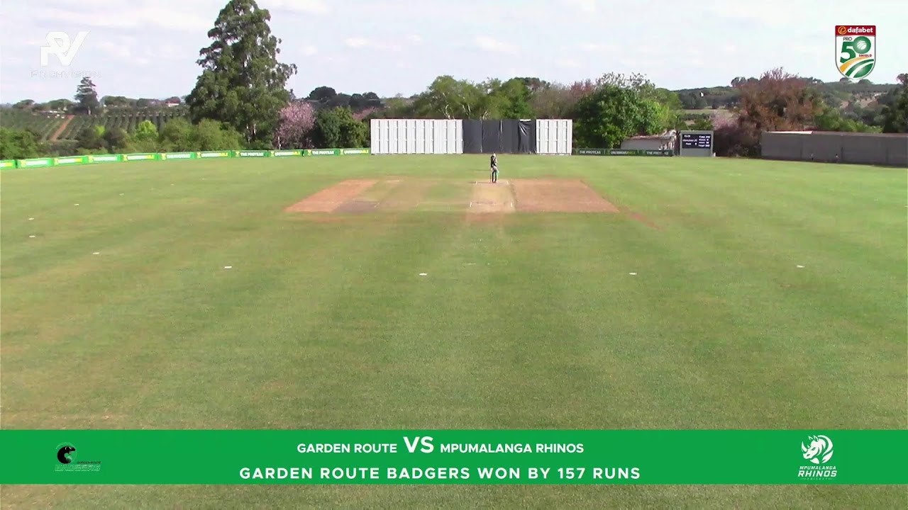 Mpumalanga Rhinos vs Garden Route Badgers - Dafabet Pro 50 Shield 2026/27