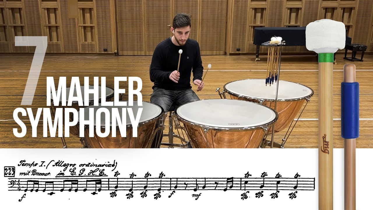 Orchestral Excerpts Timpani sheet - SYMPHONY 7 - Gustav Mahler #mallets #timpani #mahler